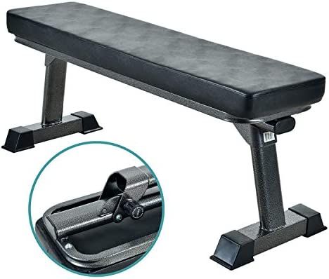 Finer Form Gym Quality Foldable Flat Bench forMulti-Purpose Weight Training and Ab Exercises. Per... | Amazon (US)