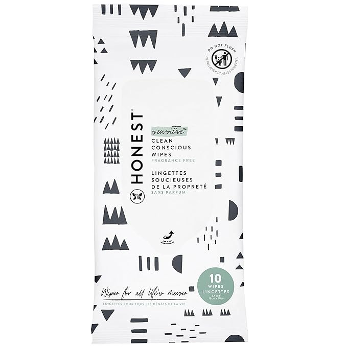 The Honest Company Clean Conscious Unscented Wipes | Over 99% Water, Compostable, Plant-Based, Ba... | Amazon (US)