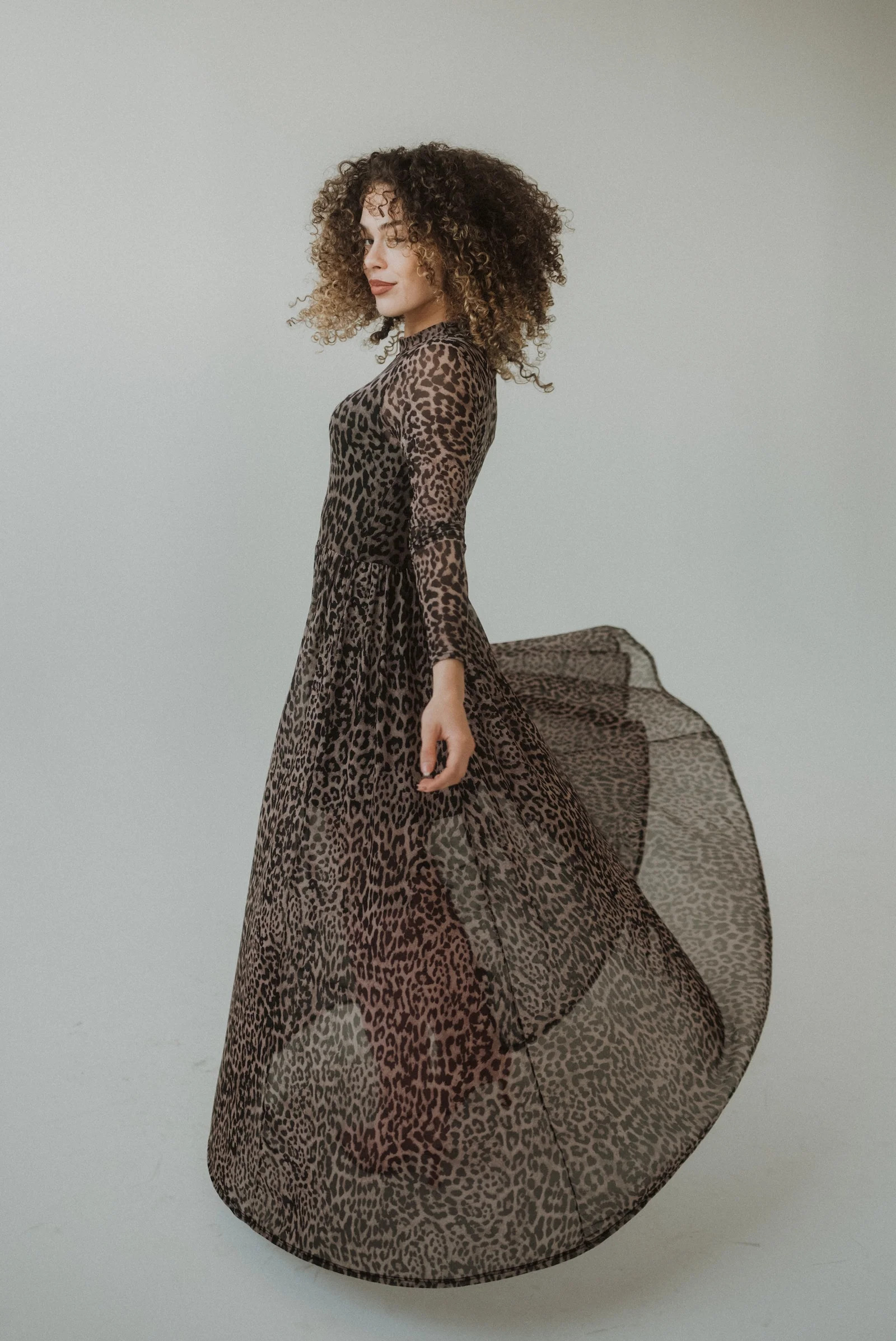 Animal Print Dress | Goldie Lew Jewelry