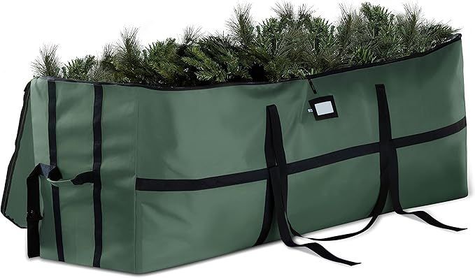 Zober Christmas Tree Storage Bag 9 Ft - Wide Artificial Disassembled Christmas Tree Storage - 2 Z... | Amazon (US)