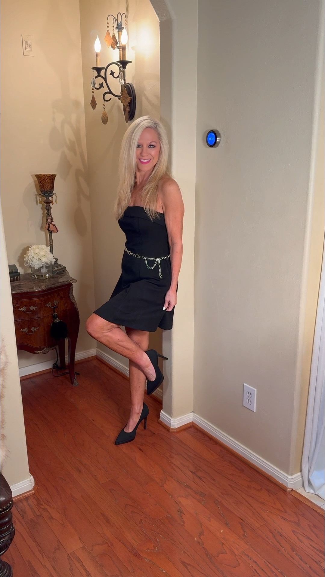 Date night perfection! I am 5‘4“, 113 pounds and wearing a size small. (Shoes code: AMY15)

#LTKootd #LTKgrwm #LTKBump