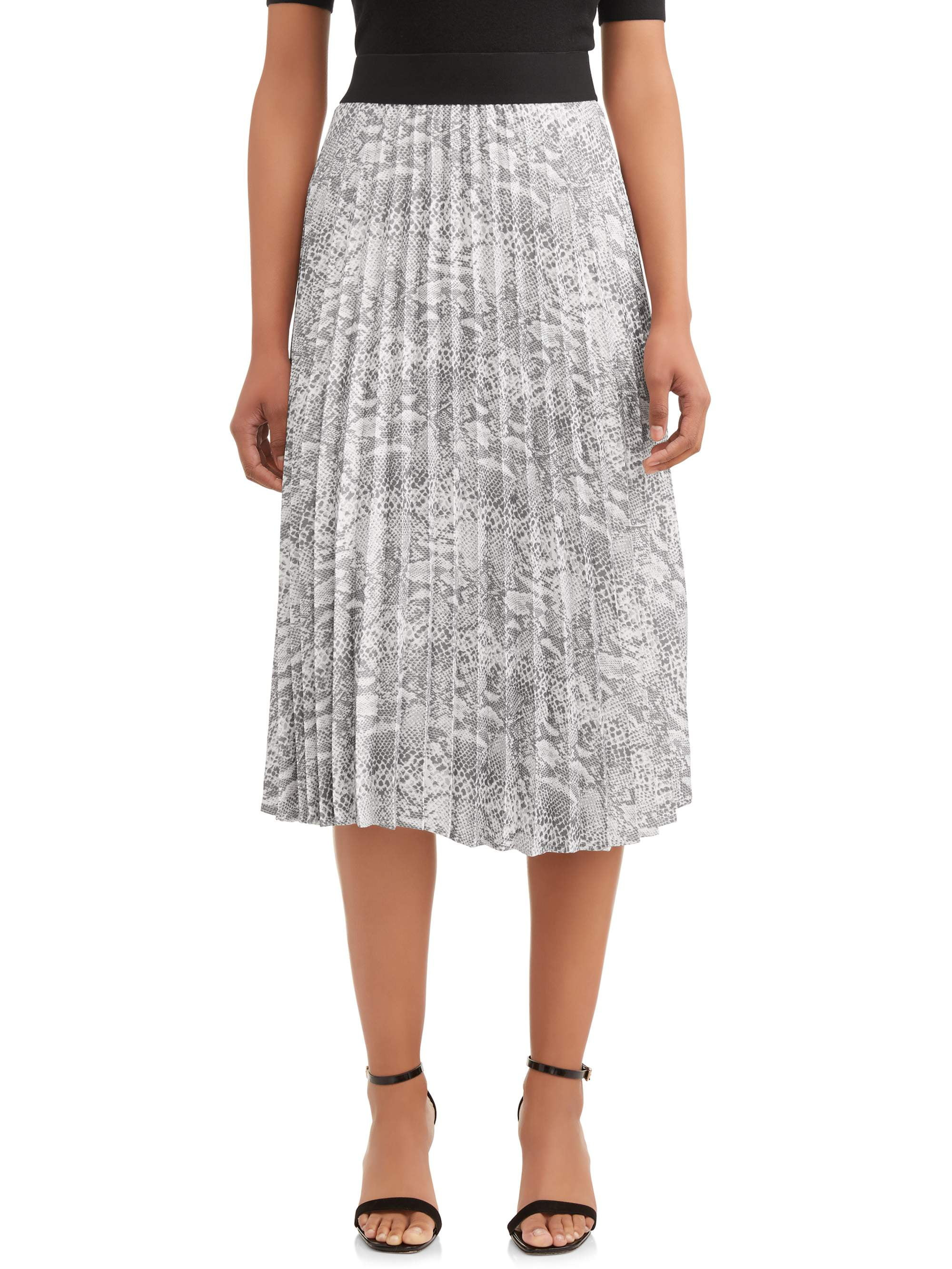 Time and Tru Women's Pleated Skirt | Walmart (US)