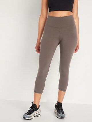 High-Waisted PowerPress Crop Leggings for Women | Old Navy (US)