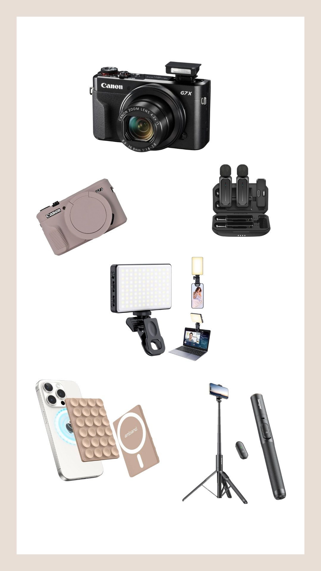 Content must haves!!! 

All the products I use for creating content!

#contentcreator #camers 