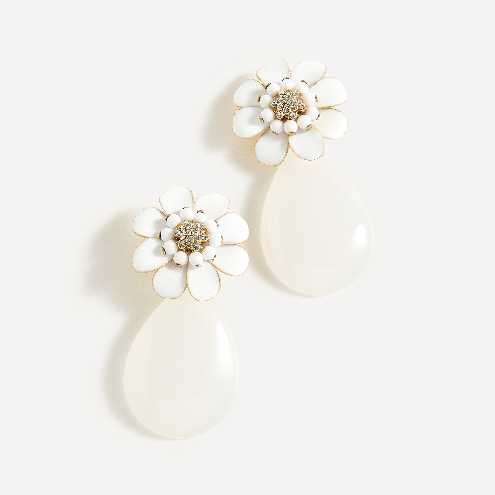 Flower drop earrings | J.Crew US