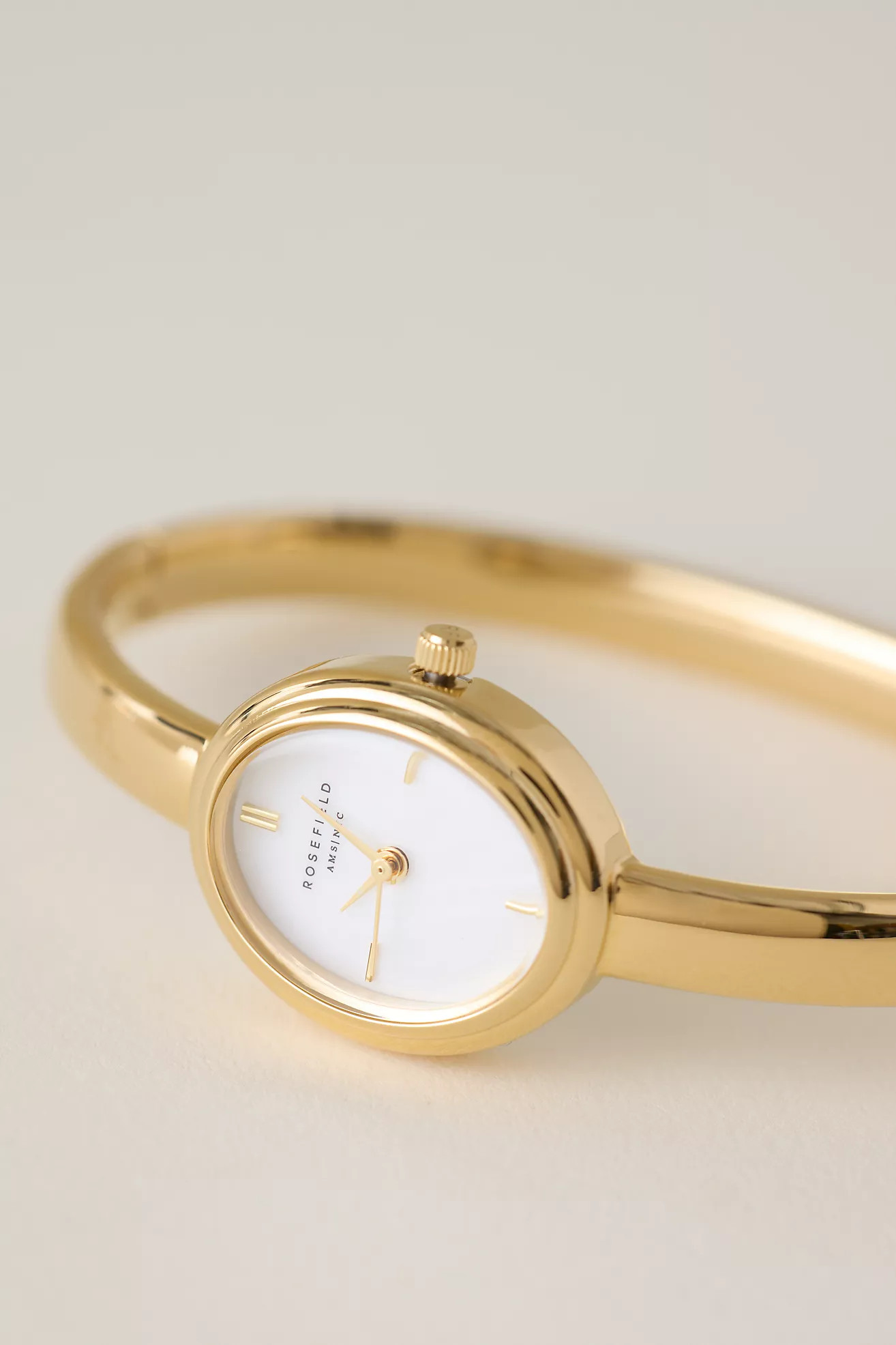 Rosefield Watches Gold-Plated Studio Bangle Watch | Anthropologie (UK)