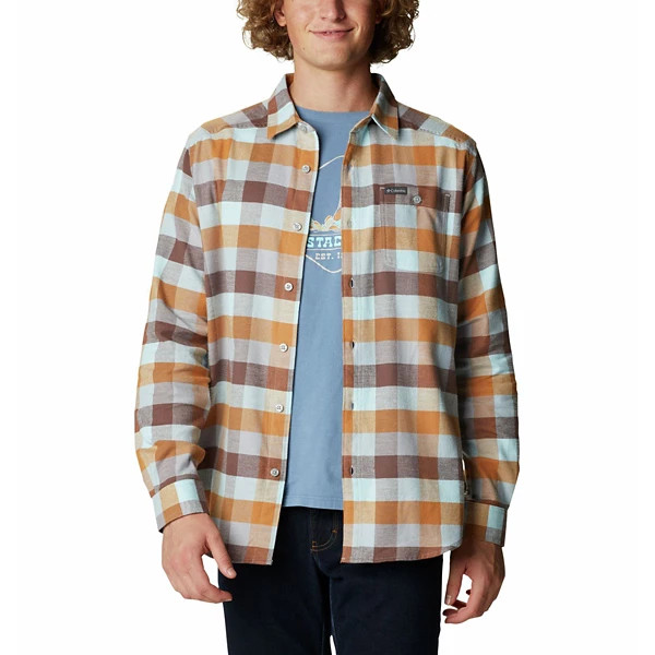 Men's Columbia Cornell Woods Flannel Long Sleeve Shirt | Scheels