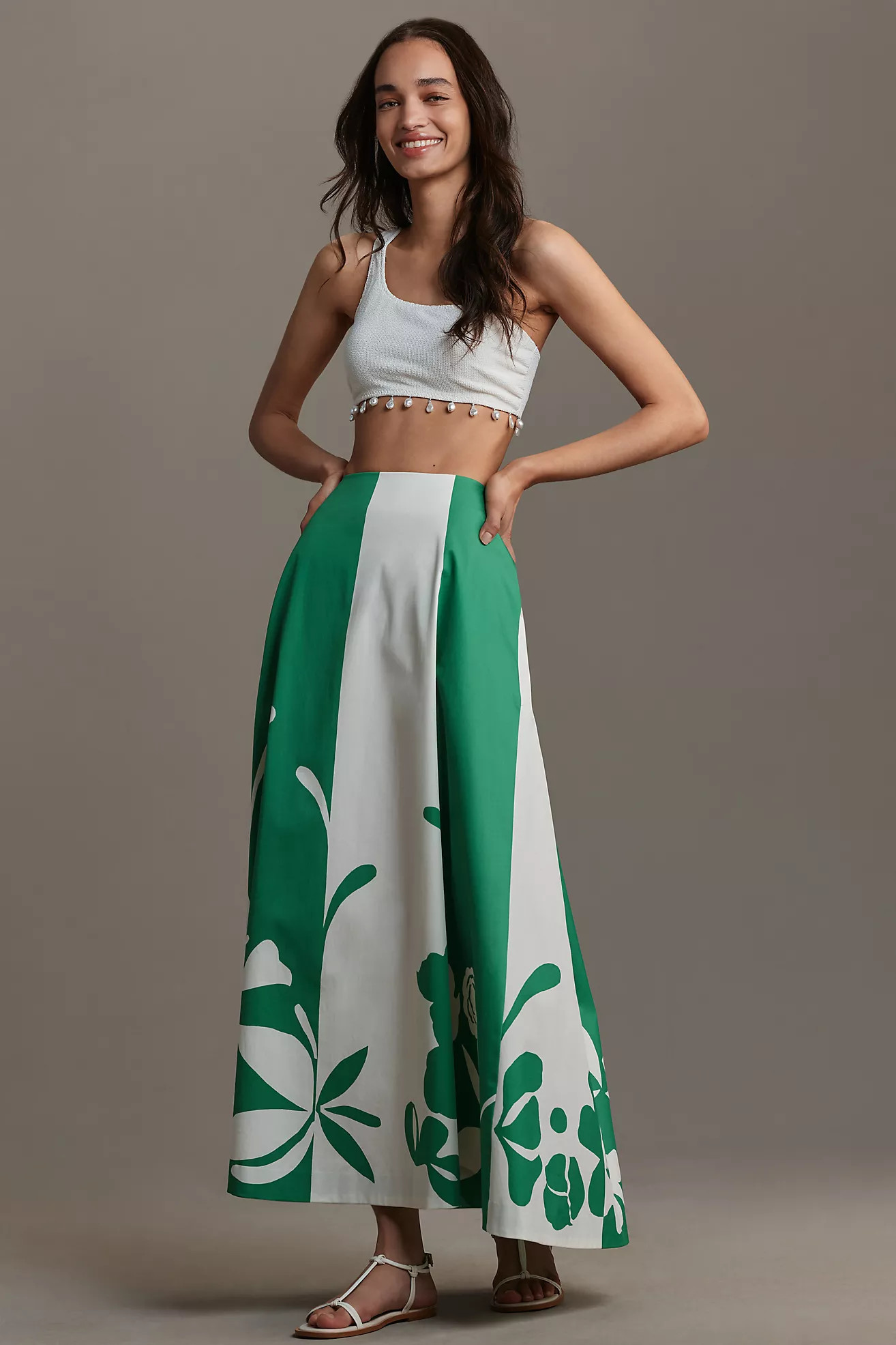 Marimekko Rönsy Nokturno Maxi Skirt | Anthropologie (US)