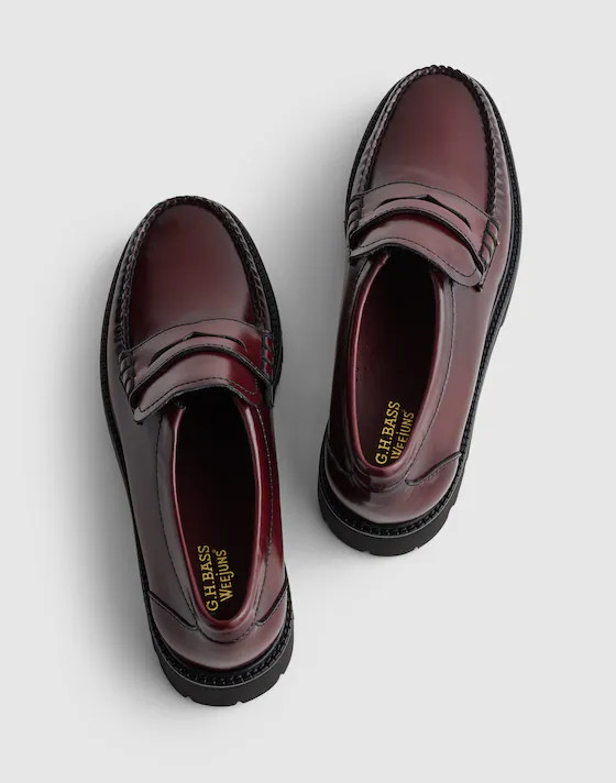G.H.BASS Grace Super Lug Loafers | Madewell