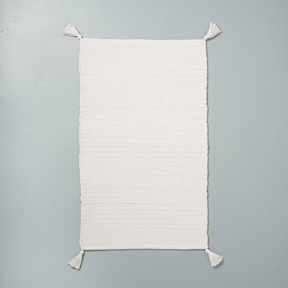 Tonal Bath Rug Sour Cream - Hearth & Hand™ with Magnolia | Target