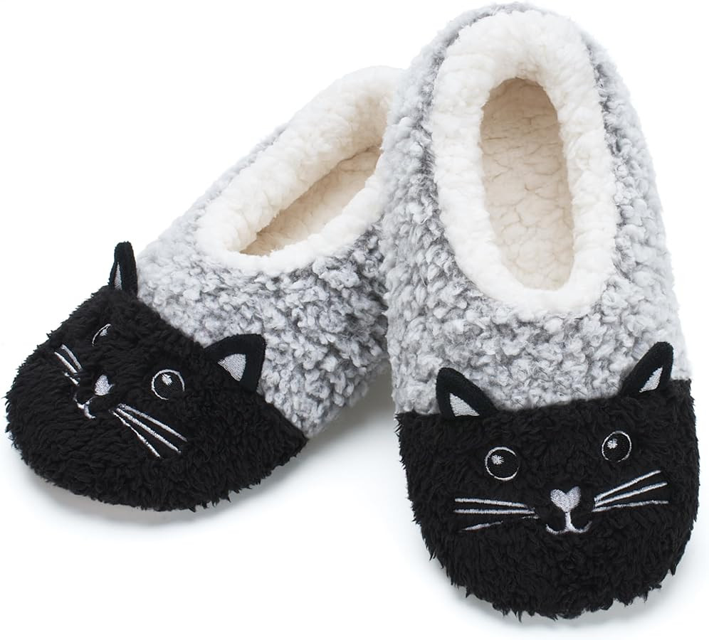 cosyone1997 Cute Animal Slippers for Kids Girls Women, Fuzzy House Socks with Soft Anti-Skid Sole... | Amazon (US)