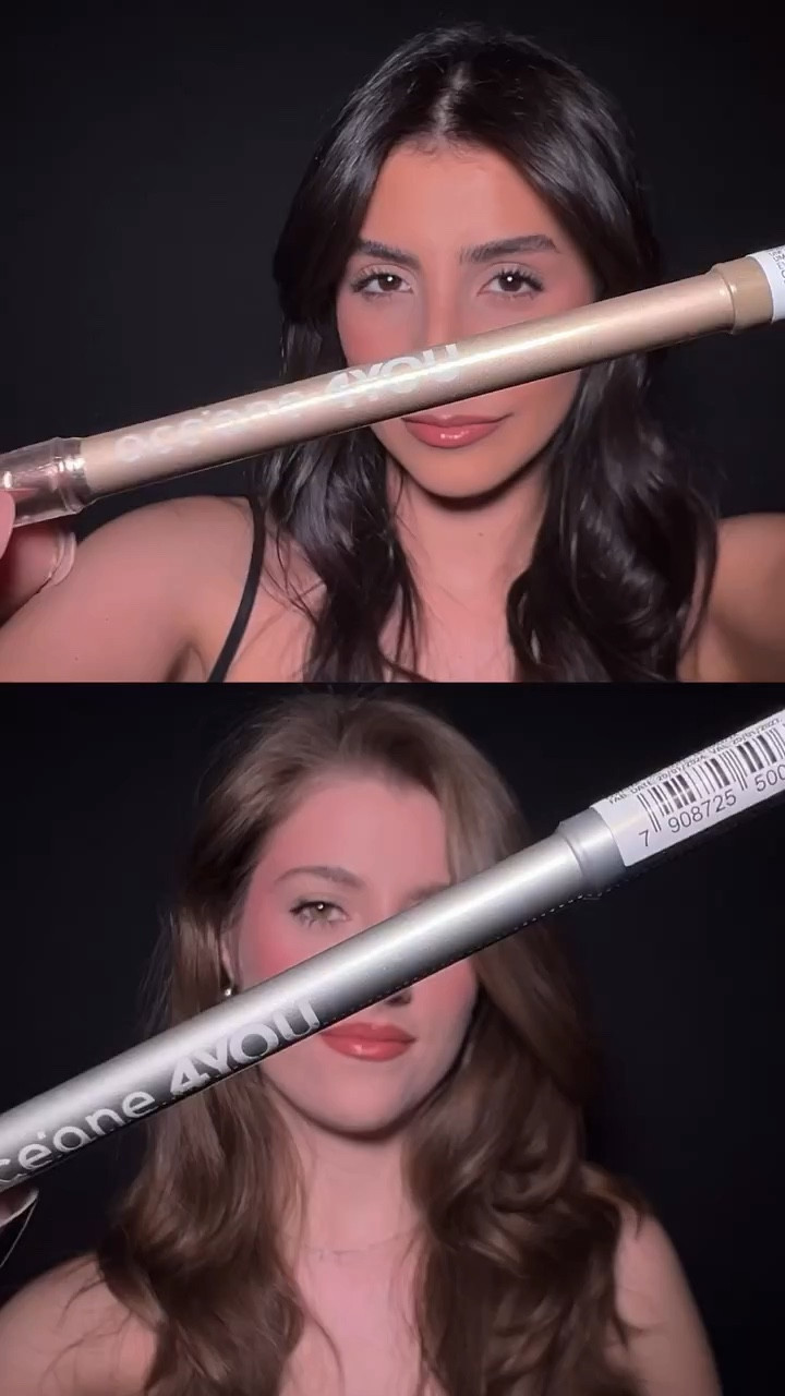 eu y casca de bala @recarmona.makeup testamos o novo lançamento da @oceane, o lápis da linha 4you!

Eu usei o dourado e a Re usou o prata. Vocês gostaram? 
 
*conteúdo não patrocinado