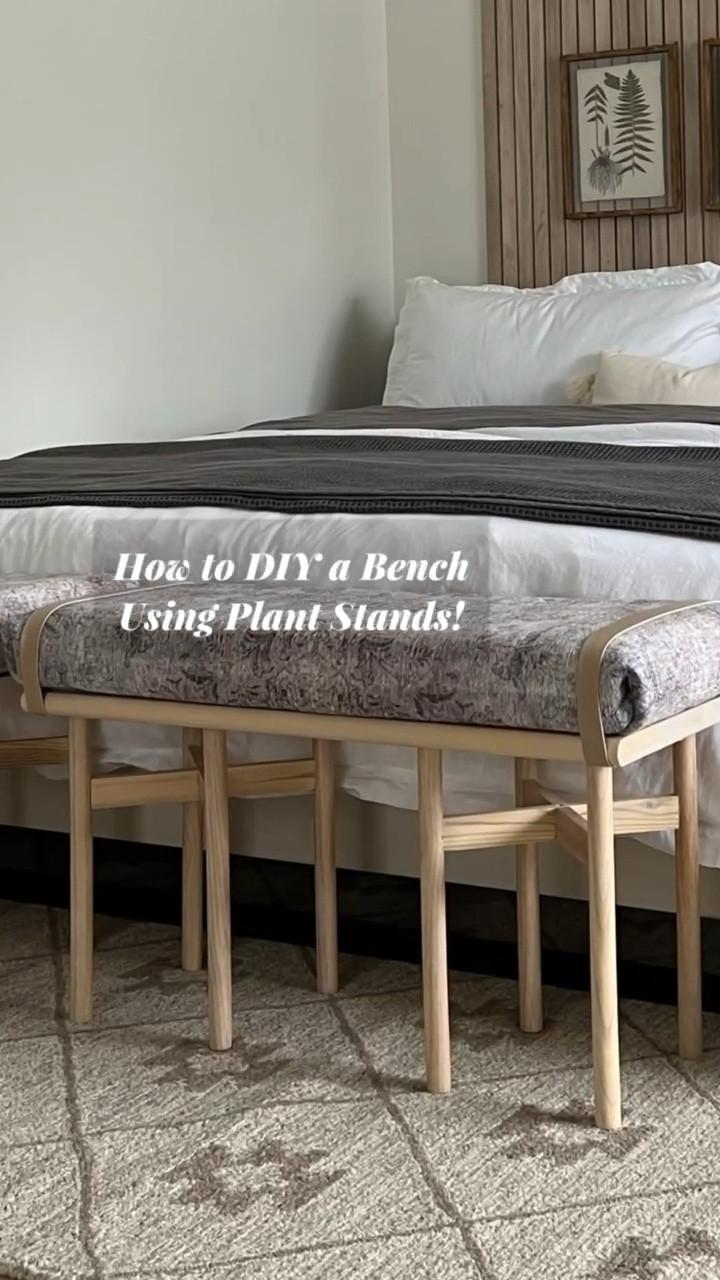 How to DIY a bench using plant stands!

#LTKFind #LTKsalealert #LTKhome