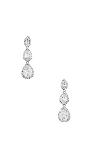 Avery Earrings in Silver | Revolve Clothing (Global)