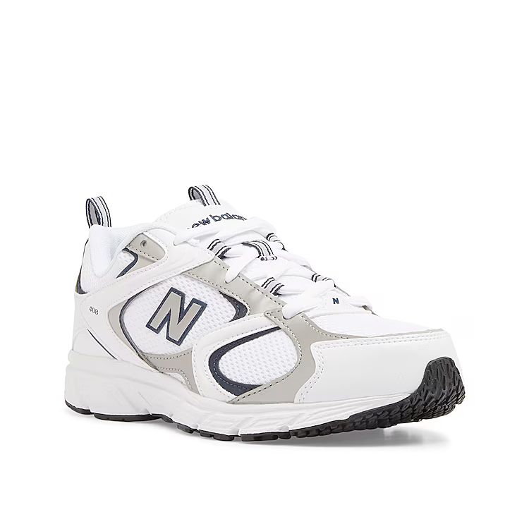 New Balance 408 Sneaker | Women's | White/Blue | Size Women's 7.5 / Men's 6 | Sneakers | DSW