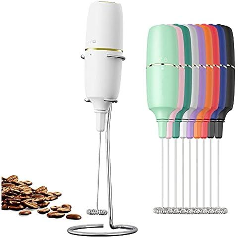 Zulay Original Milk Frother Handheld Foam Maker for Lattes - Whisk Drink Mixer for Coffee, Mini F... | Amazon (US)