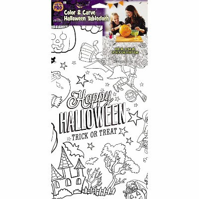 Fun World Halloween Color & Carve Tablecloth | Target