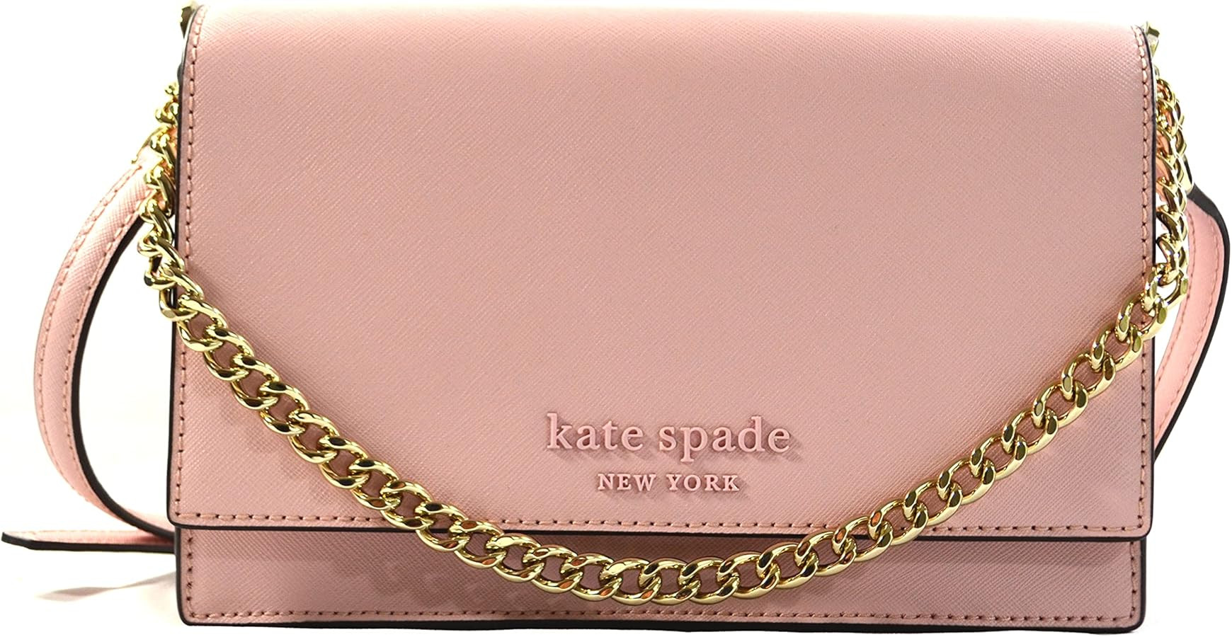 Kate Spade New York Leather Cameron Convertible Crossbody Bag (Tutu Pink) | Amazon (US)