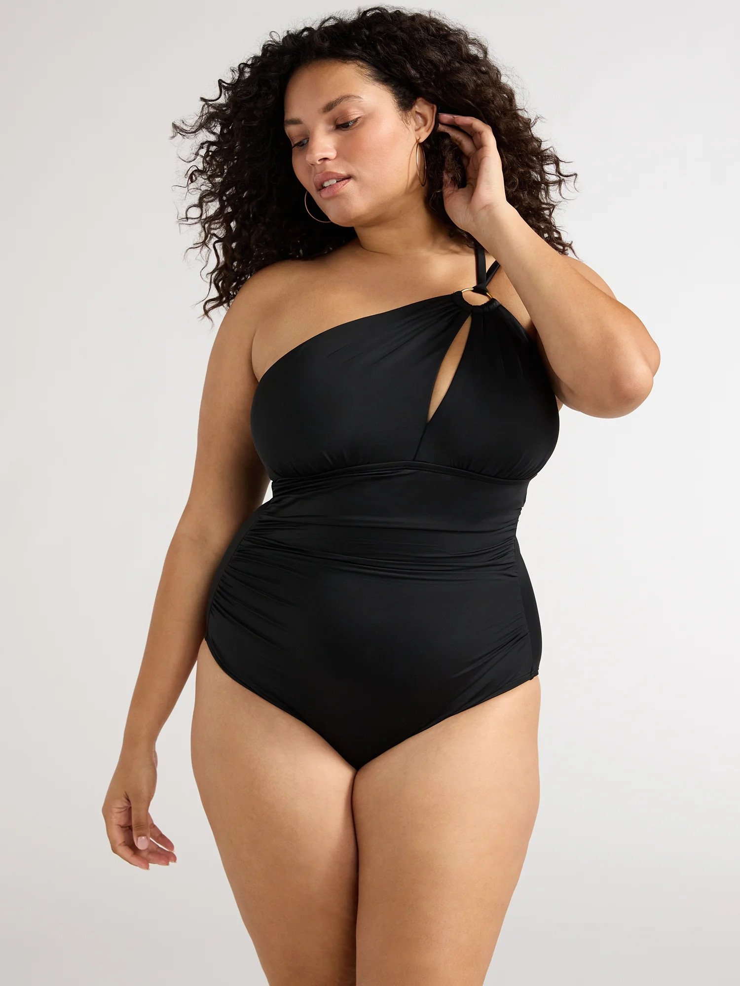 Sofia by Sofia Vergara Women's and Plus Alaina One Piece Swimsuit with Shaping and Curvetex®, Si... | Walmart (US)