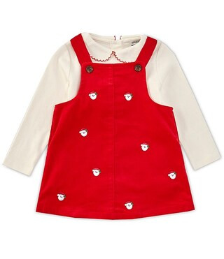 Adventurewear 360 Baby Girls 3-24 Months Embroidered Santa Shift Dress | Dillard's | Dillard's