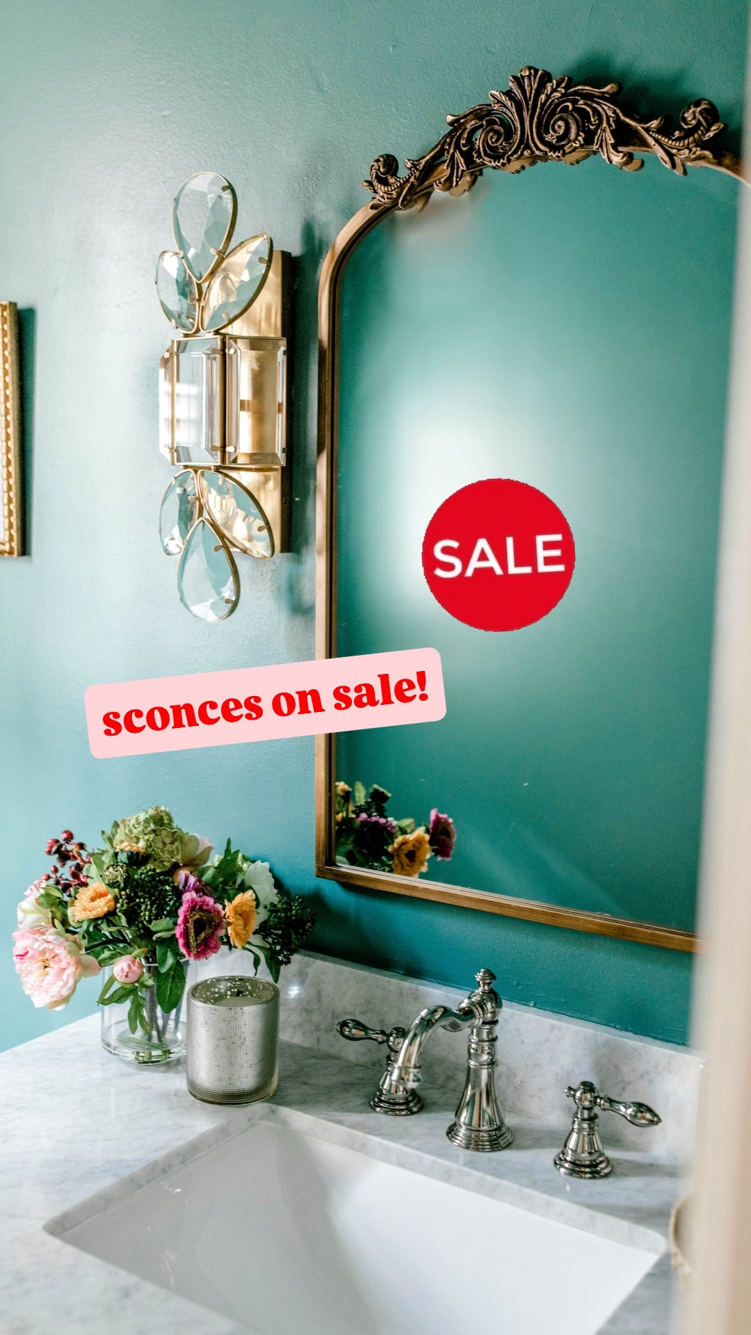 Gorgeous designer sconces are on sale!