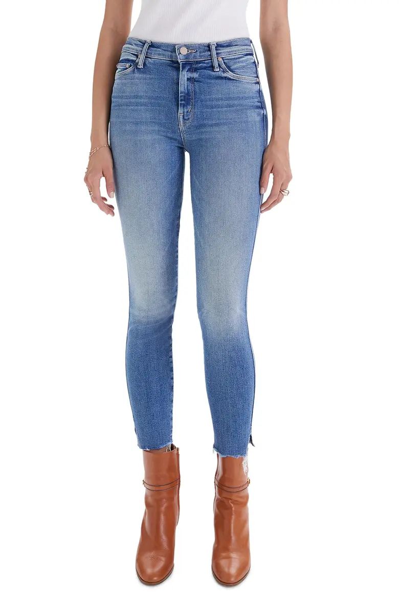Vamp Frayed Ankle Super Skinny Jeans | Nordstrom