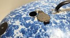 Vintage Blue & White Swirl Splatter Enamelware Roaster Pan W/ Insert & Lid 20" | eBay | eBay US