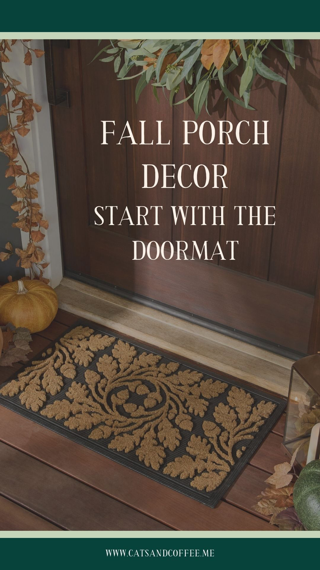 Want your front porch to feel like fall without a full overhaul? A seasonal doormat is the single easiest swap, and a wreath does the rest. This roundup covers the Tufted Acorn Doormat, a Fall Foliage Wreath, heirloom outdoor pumpkins, and dried flower arrangements — every piece linked. Follow for more fall porch decor, autumn entryway ideas, seasonal doormats, front door styling, cozy home decor, and more! 

 #LTKstorytime #LTKSeasonal #LTKHome