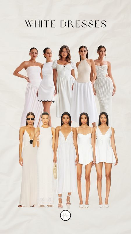 White Dresses! 

#LTKSeasonal #LTKstyletip #LTKbeauty
