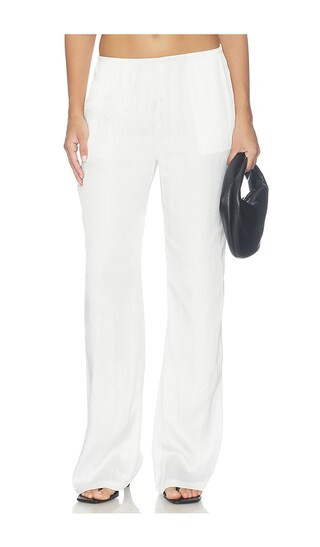 WeWoreWhat Silky Pull On Pant in White. - size S | Revolve Clothing (Global)