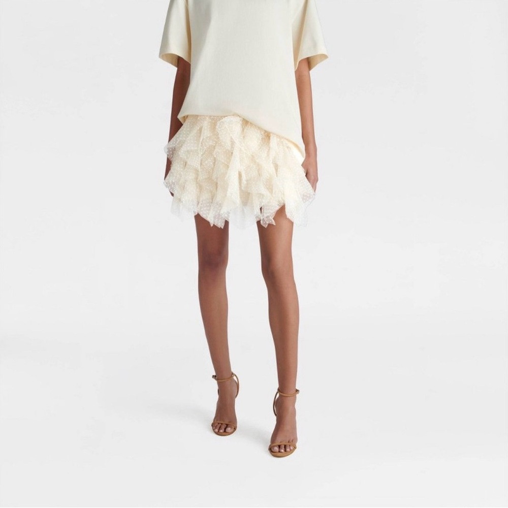 KBB by KAHLANA x TARGET Women's 'The Ruffle Mini Skirt' - Cream M | Poshmark
