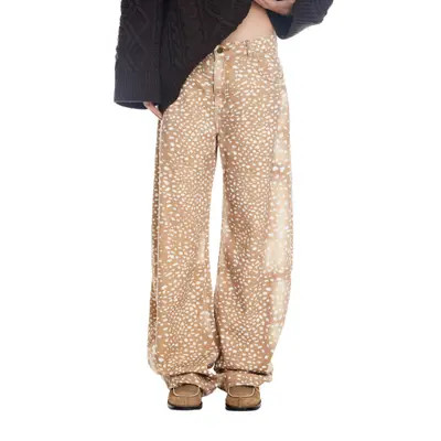 LIONESS Horseshoe Jeans in Bambi at Nordstrom, Size Medium | Nordstrom