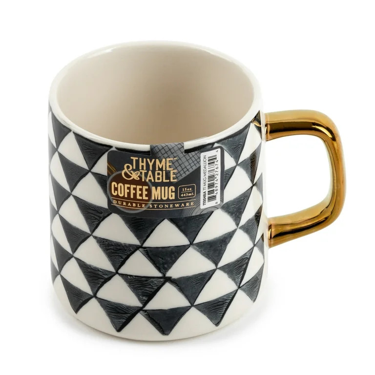 Thyme & Table Stoneware Mug, Medallion - Walmart.com | Walmart (US)
