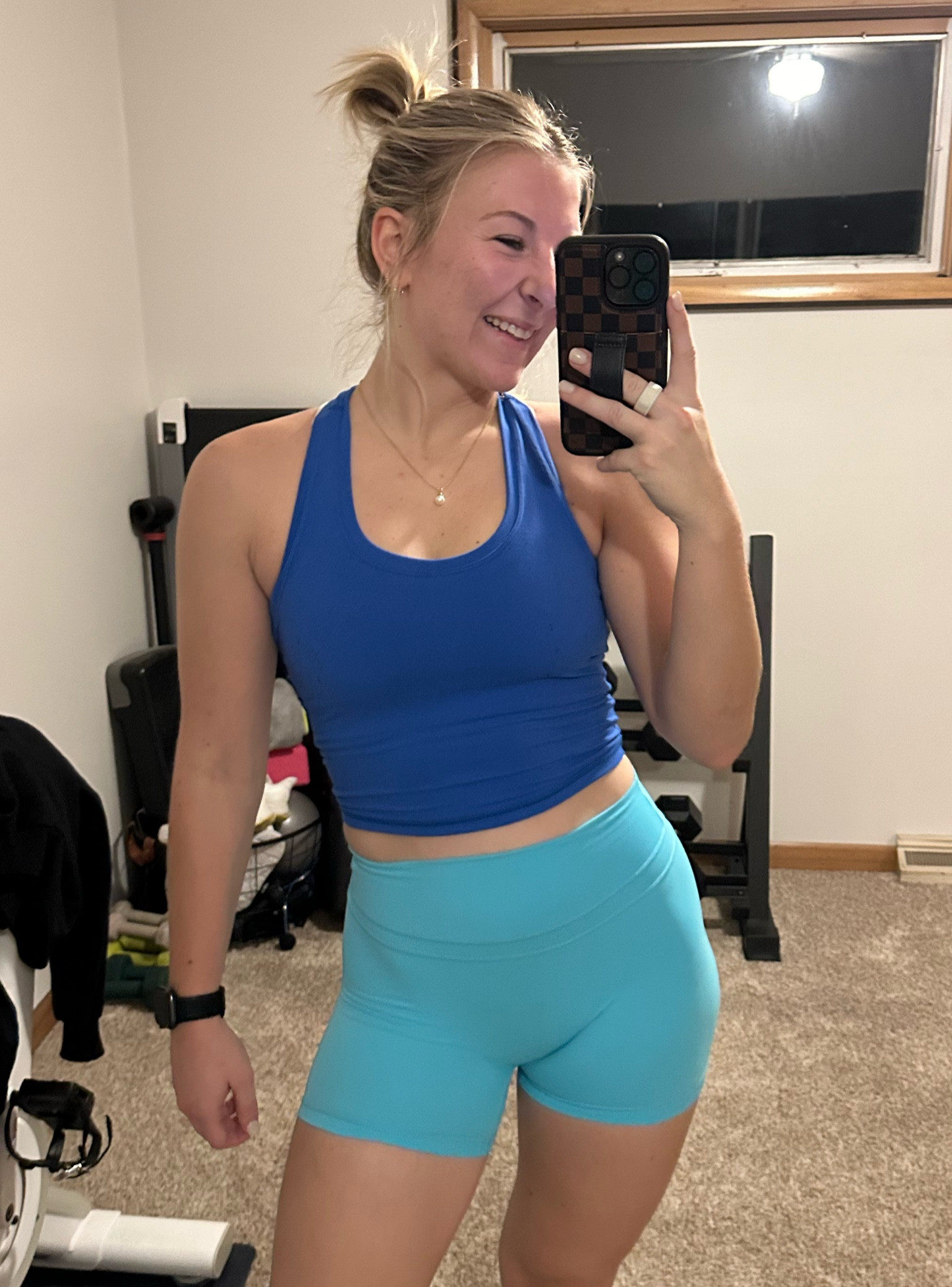 New cropped workout tanks 🙌🏼🩵 comfy and movable! 

#LTKStyleTip #LTKFindsUnder50 #LTKFitness