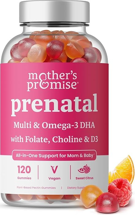Prenatal Vitamin Gummies with DHA | Vegan Prenatal Vitamins for Women with Omega 3, Methylfolate,... | Amazon (US)