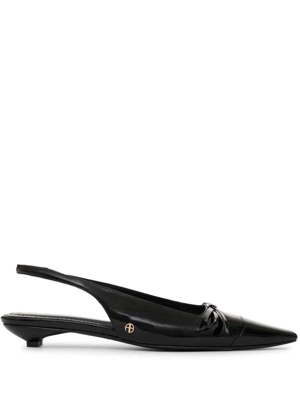ANINE BING Zoey Slingback Pumps | Black | FARFETCH BE | Farfetch Global