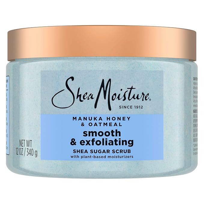 SheaMoisture Shea Sugar Body Scrub Manuka Honey Oatmeal for smooth & exfoliating Smooth and Exfol... | Amazon (US)
