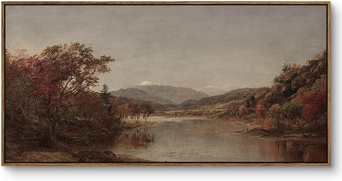 InSimSea Extra Large Framed Vintage Wall Art, Living Room Country Farmhouse Decor, Fall Nature La... | Amazon (US)