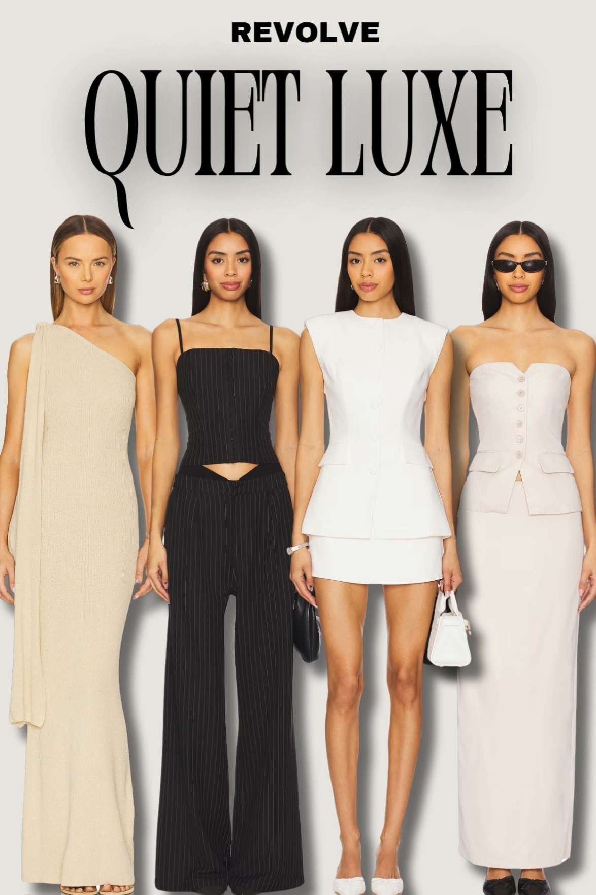 
Elevated essentials you’ll wear on repeat 🤍 Curated my favorite quiet luxury looks from @revolve — minimal, refined, and effortlessly chic. Because true style whispers, not shouts. #QuietLuxury #RevolveFinds #StealthWealth #LuxuryMinimalism #ChicEssentials #EffortlessStyle #TimelessFashion #RefinedWardrobe #ElevatedBasics #CapsuleCloset #PolishedStyle #ModernMinimalism #RevolveStyle #UnderstatedElegance 

 #LTKSeasonal #LTKStyleTip #LTKWorkwear