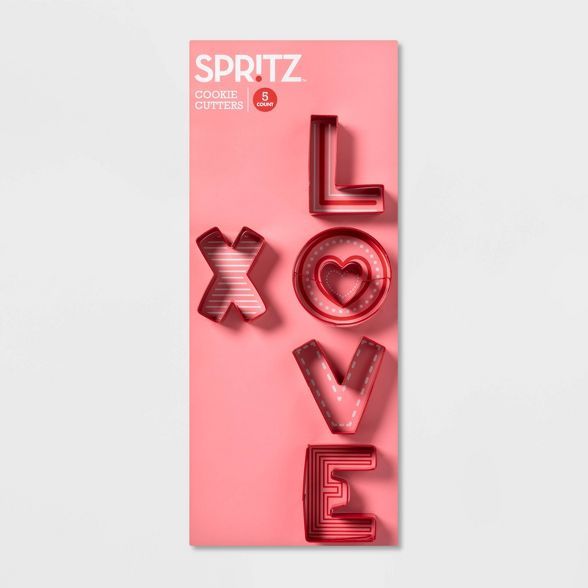 5pc Stainless Steel Love X Cookie Cutter Set - Spritz™ | Target