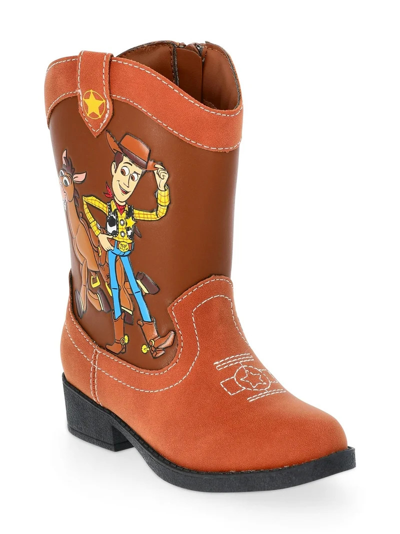 Disney Pixar Toy Story Toddler Boys Woody Western Cowboy Boots | Walmart (US)