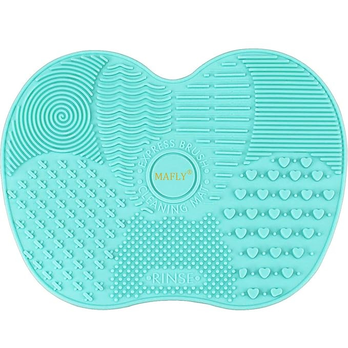 Silicone Makeup Brush Cleaning Mat, Makeup Brush Cleaner,Makeup Brush Cleaner Pad,Cosmetic Brush ... | Amazon (US)