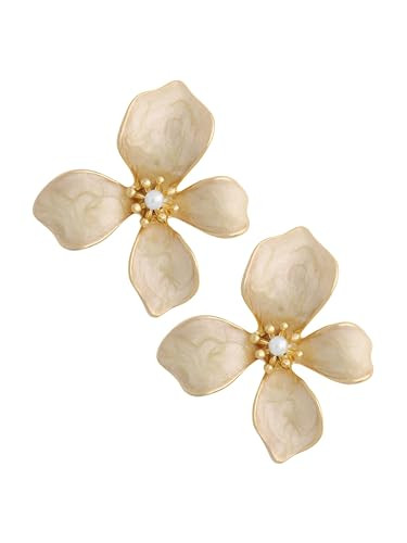 OJERRY Elegant Pastel Flower Stud Earrings for Women, Floral Earrings Jewelry Accessories Romanti... | Amazon (US)