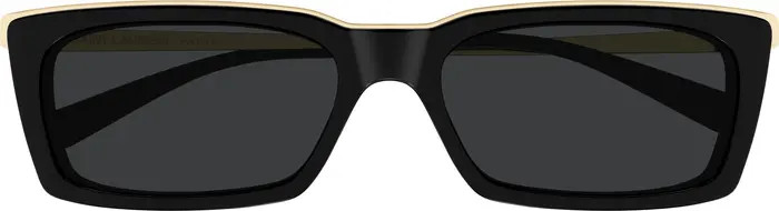 57mm Rectangular Sunglasses | Nordstrom