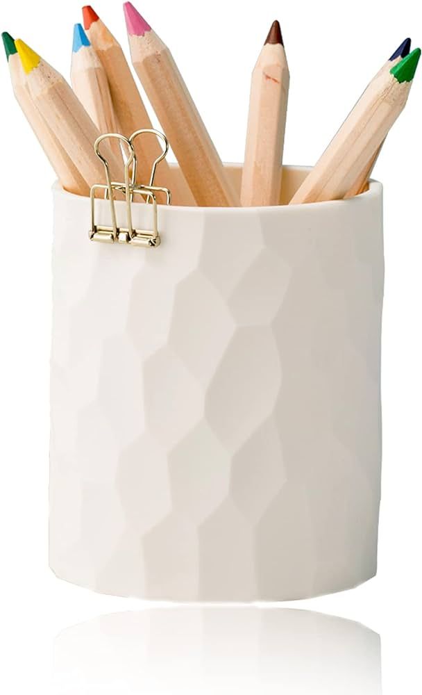 Amazon.com: minimaliving Pen Holder,Nordic Style Silicone Waterproof Pencil Holder for Desk Simpl... | Amazon (US)
