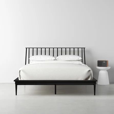 Mercury Row® Heiss Solid Wood Low Profile Platform Bed | Wayfair North America