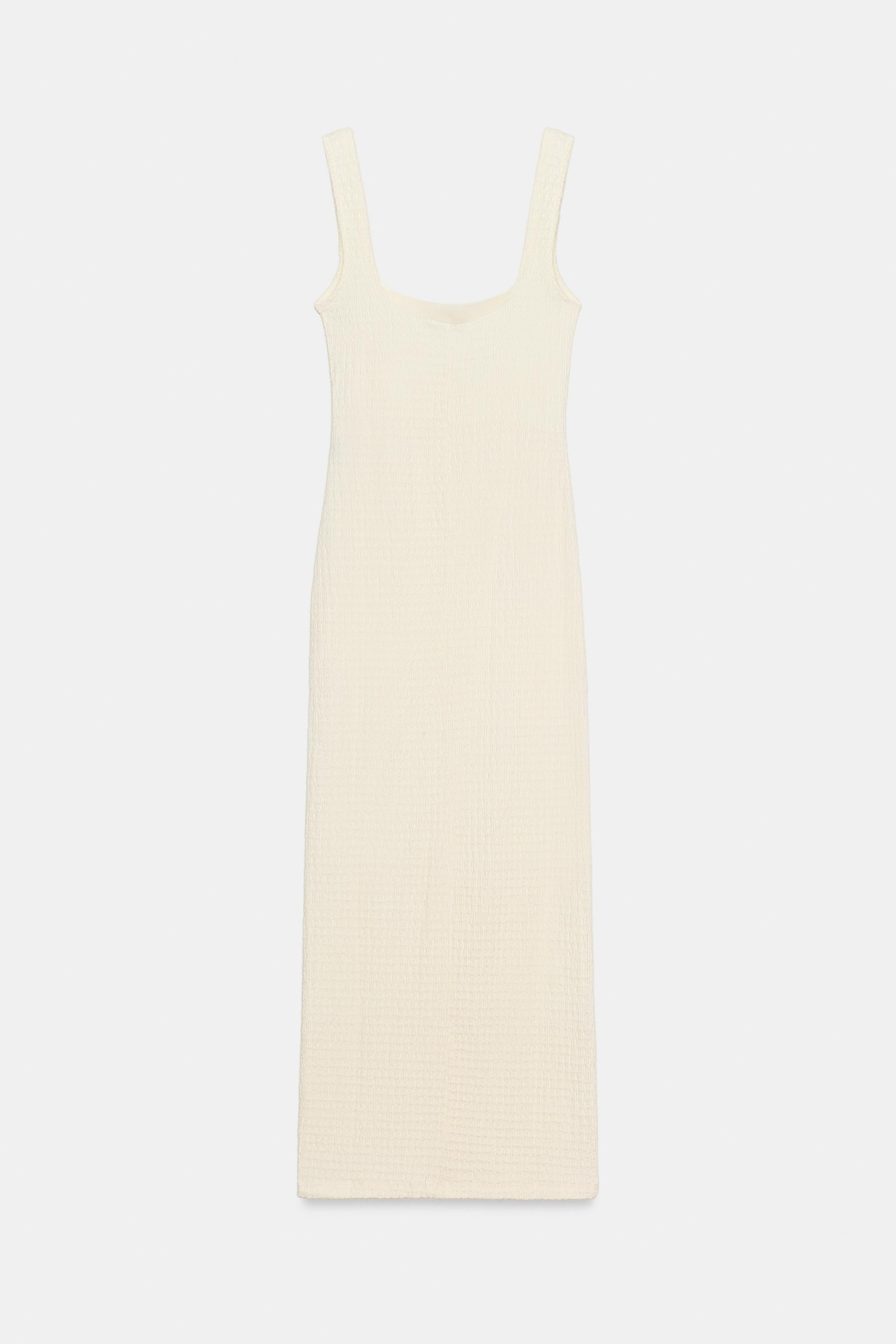 TEXTURED MIDI DRESS | Zara US