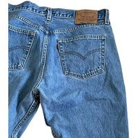 Vintage Levi's 501S Y2K Era Button Fly 33x32 Woman's Jeans 6501 0193 Medium Wash Denim Levi Usa | Etsy (US)