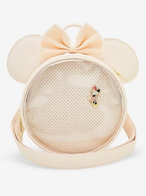 Loungefly Disney Minnie Mouse Ears Pin Display Crossbody Bag - BoxLunch Exclusive | BoxLunch