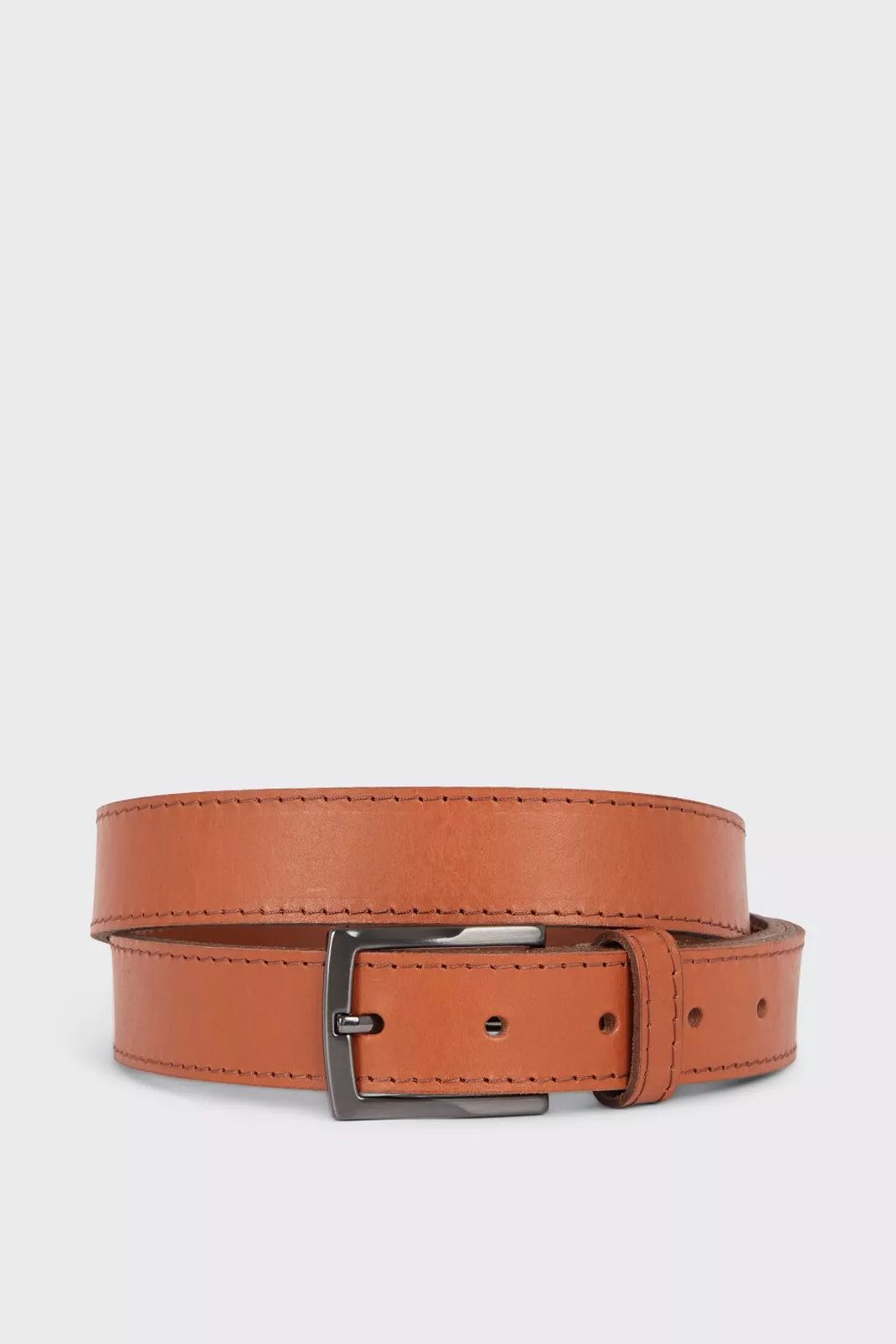 Buy Tan Leather Feathered Edge Belt for GBP 25.00 | Burton UK | Burton UK